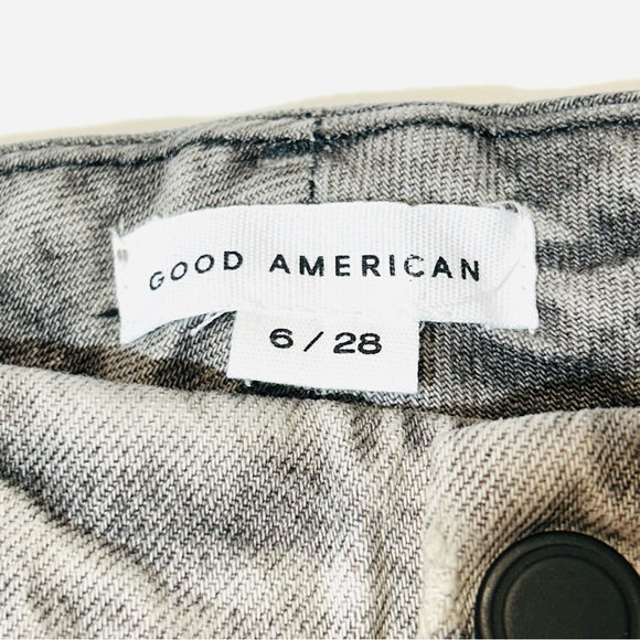 Good American jeans Good Classic High Waisted jeans New gray women size 28 - Picture 4 of 15